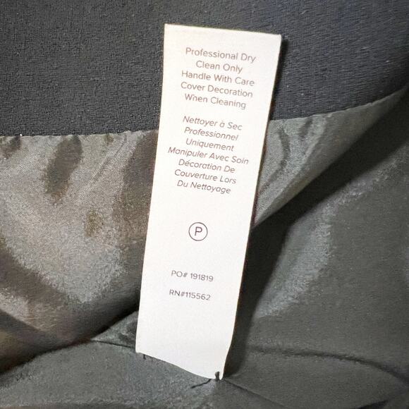 Cinq a Sept Ostrich Feather Black Cheyenne Blazer Size 6 - Picture 9 of 11